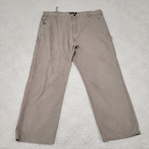 Army‎ Navy distressed and stained tan carpenter pants men's 42X32